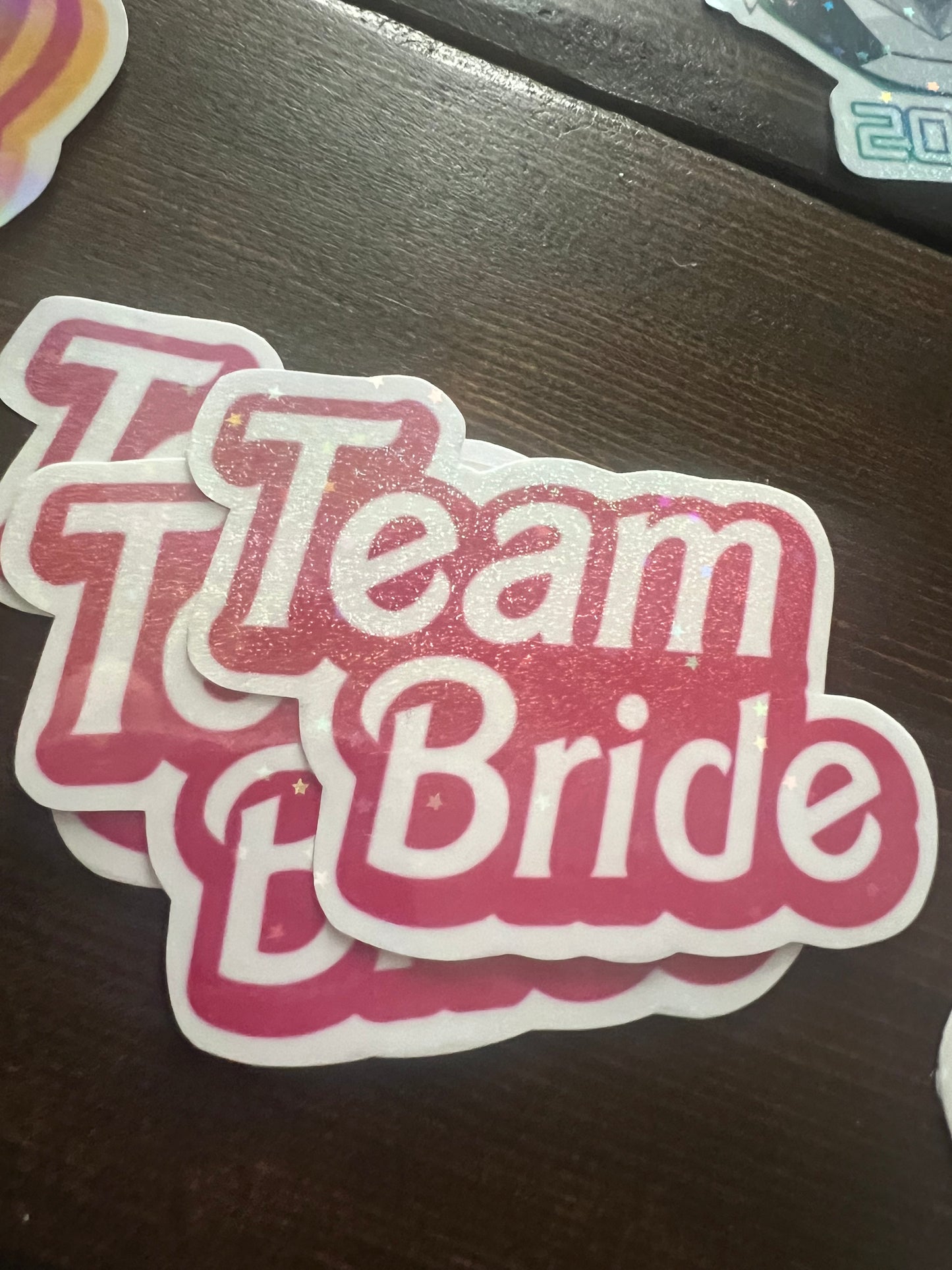 Team bride sticker
