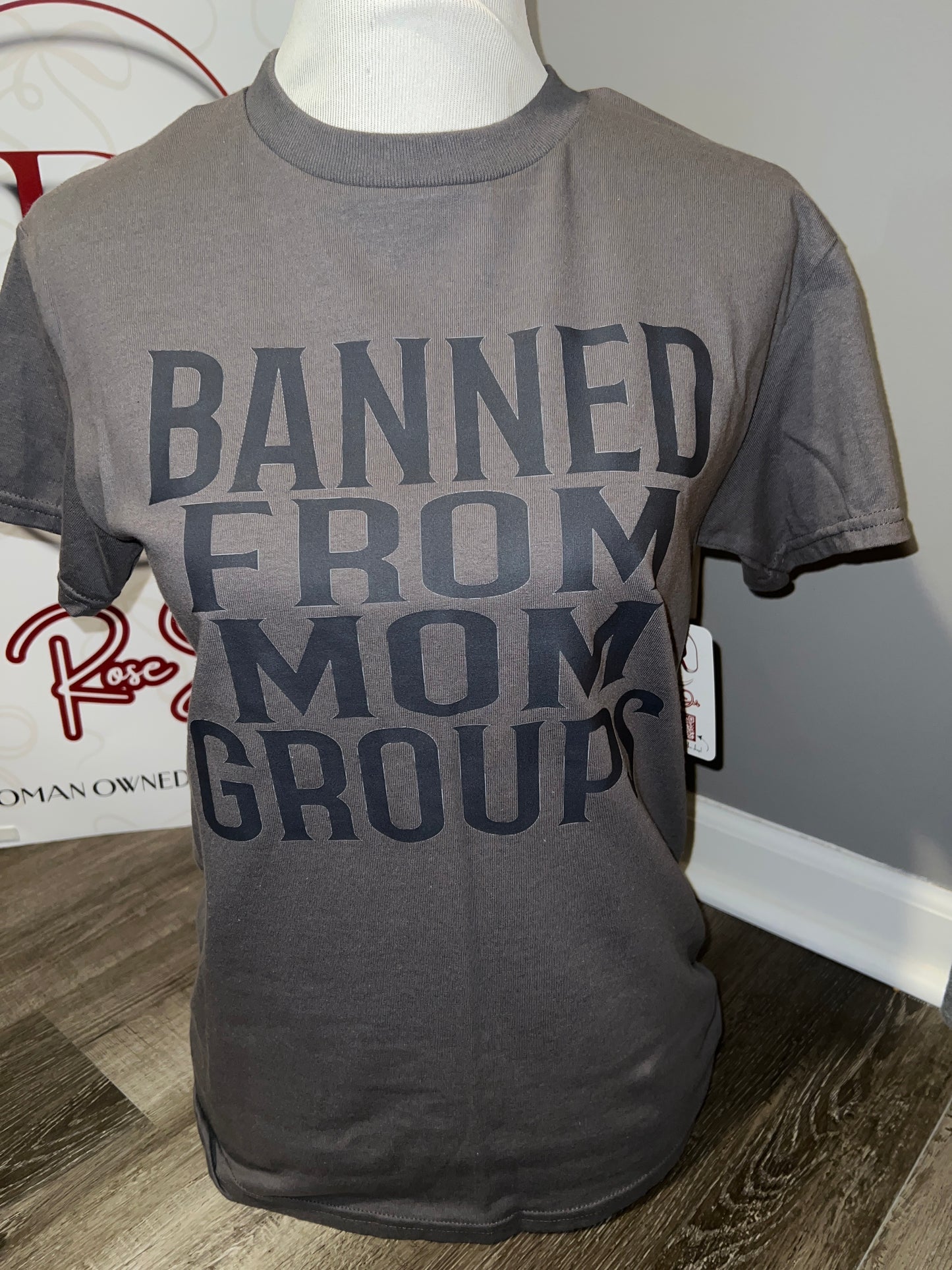 Small banned from mom groups