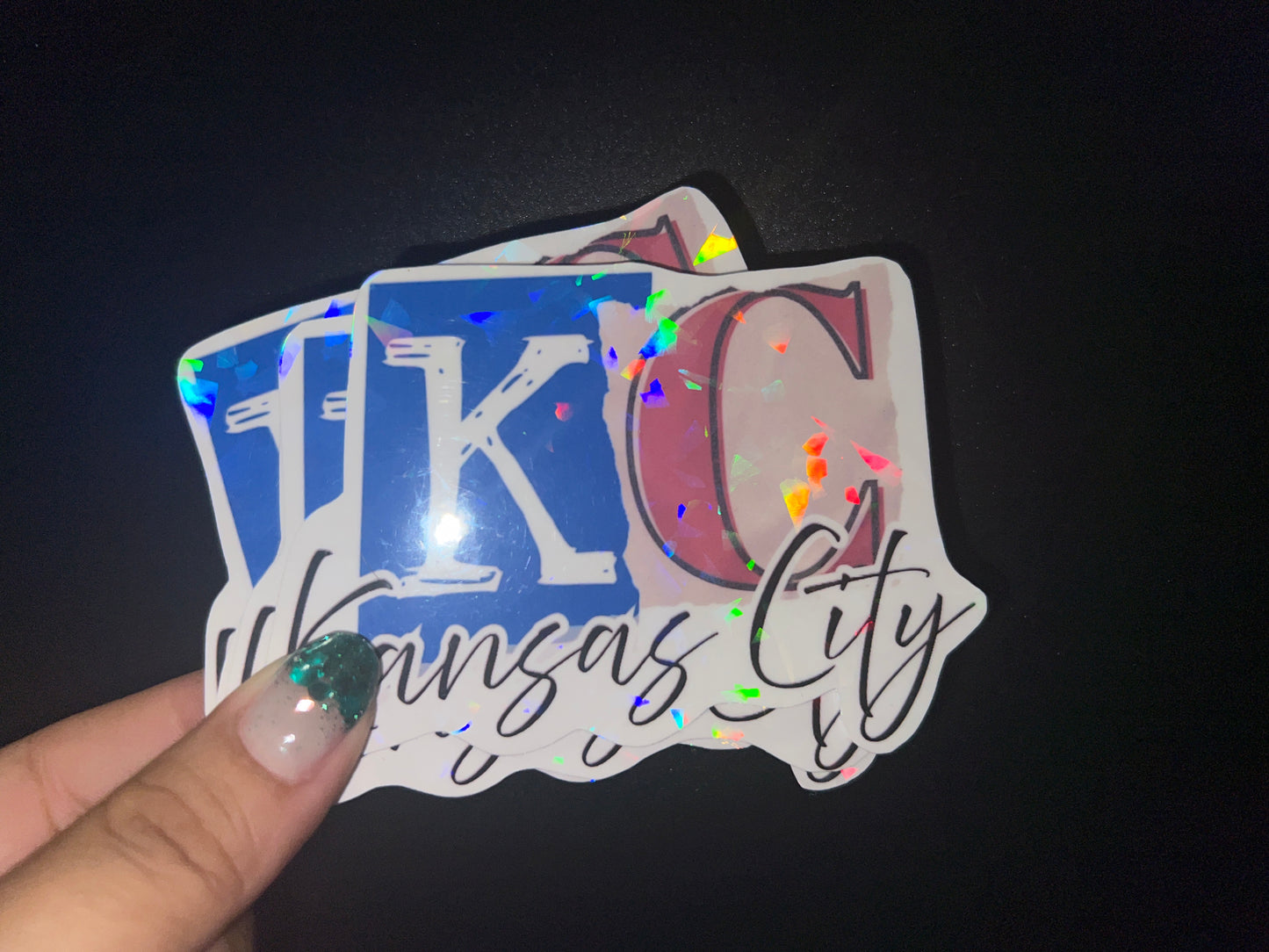 Faded KC sticker