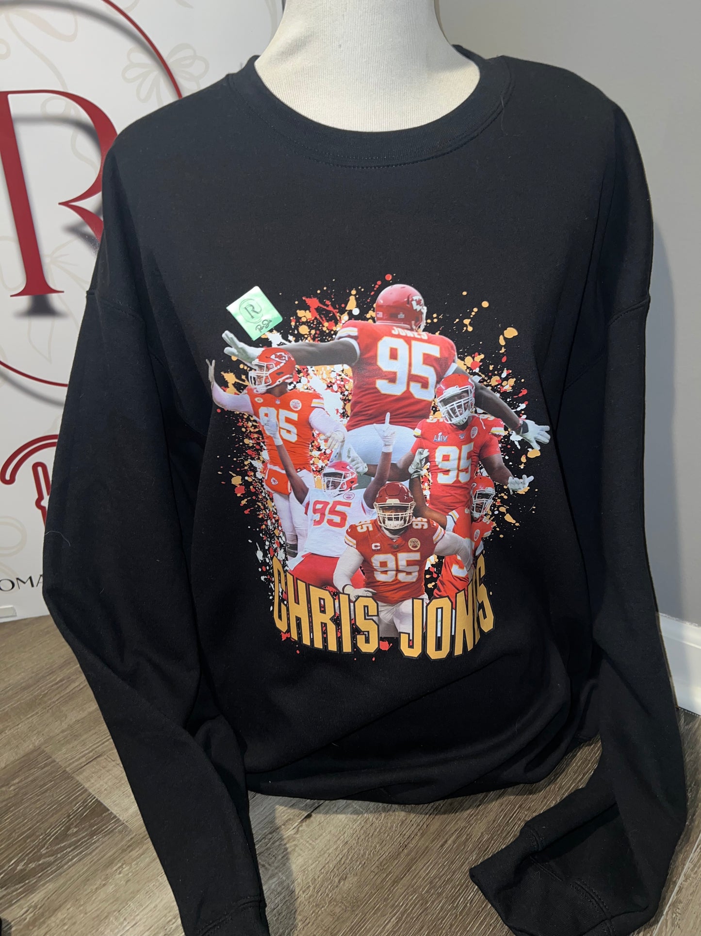 Jones collage sweater