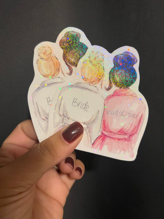 Bride + MOH sticker
