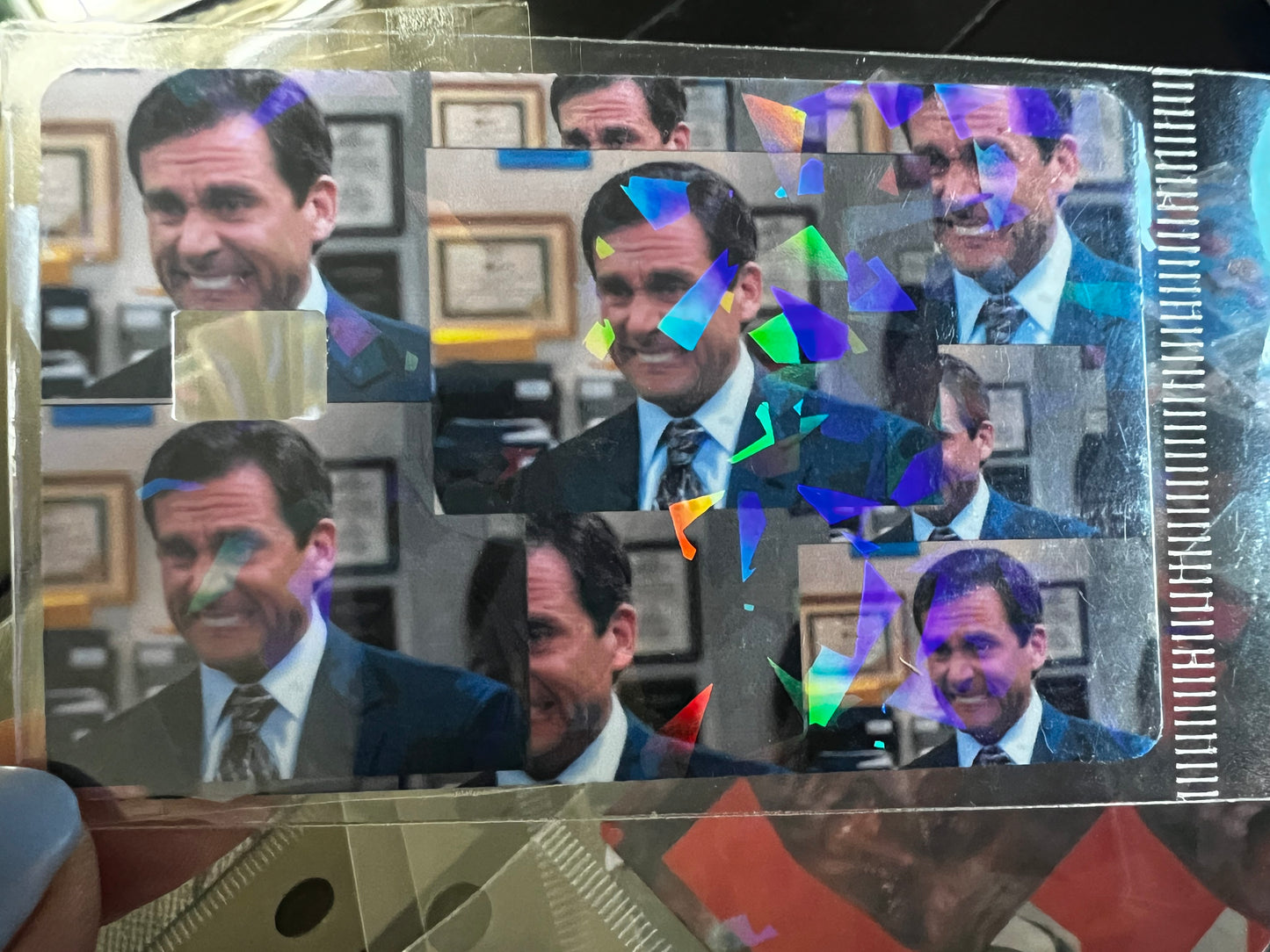 Debit card skin with card trader chip slot