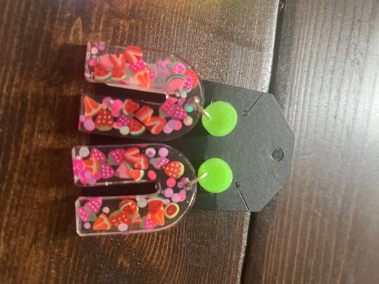 Fruit earrings