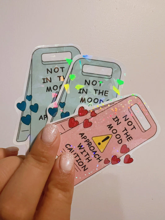 Not in the mood sticker