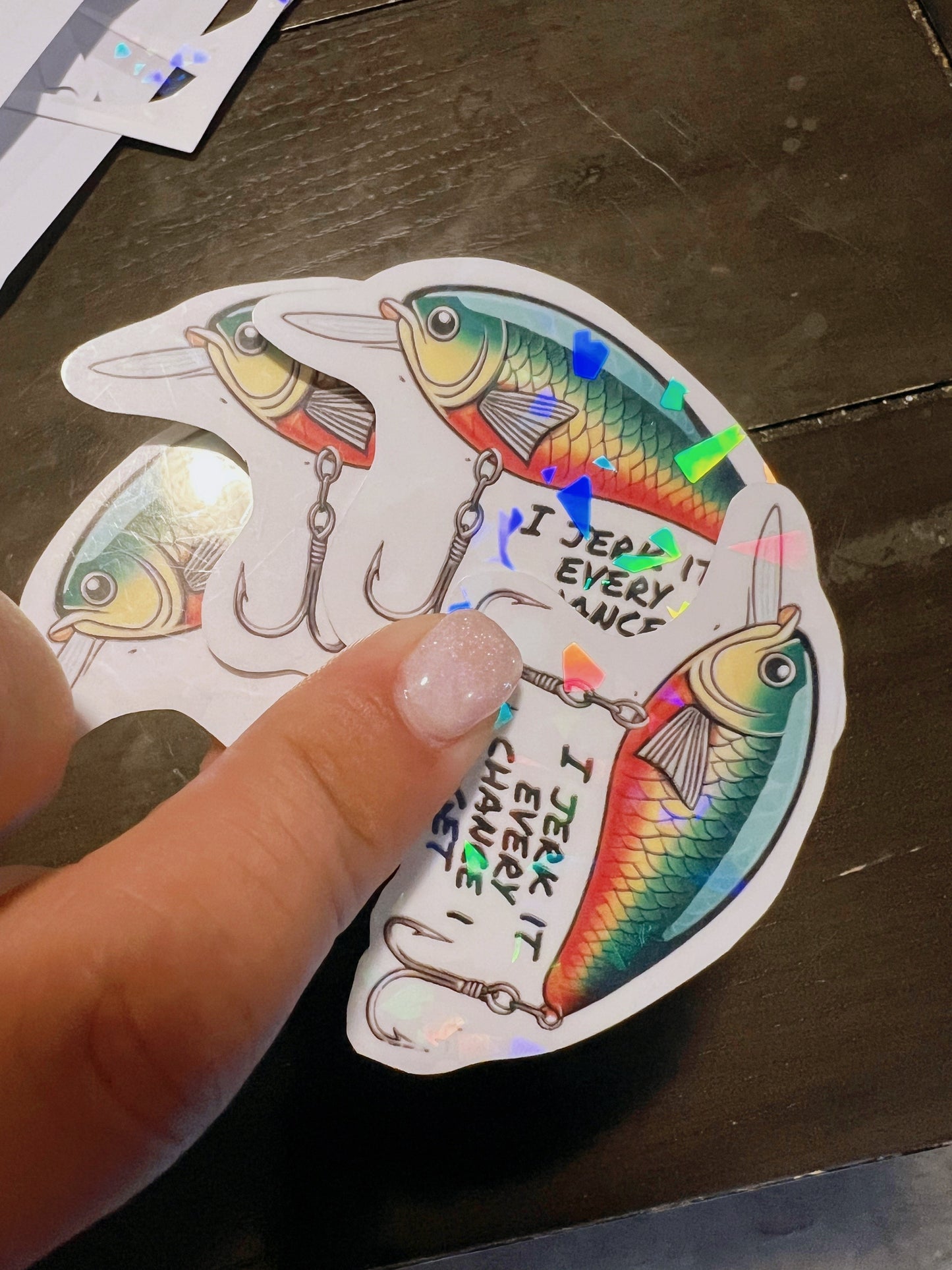 Jerk it sticker