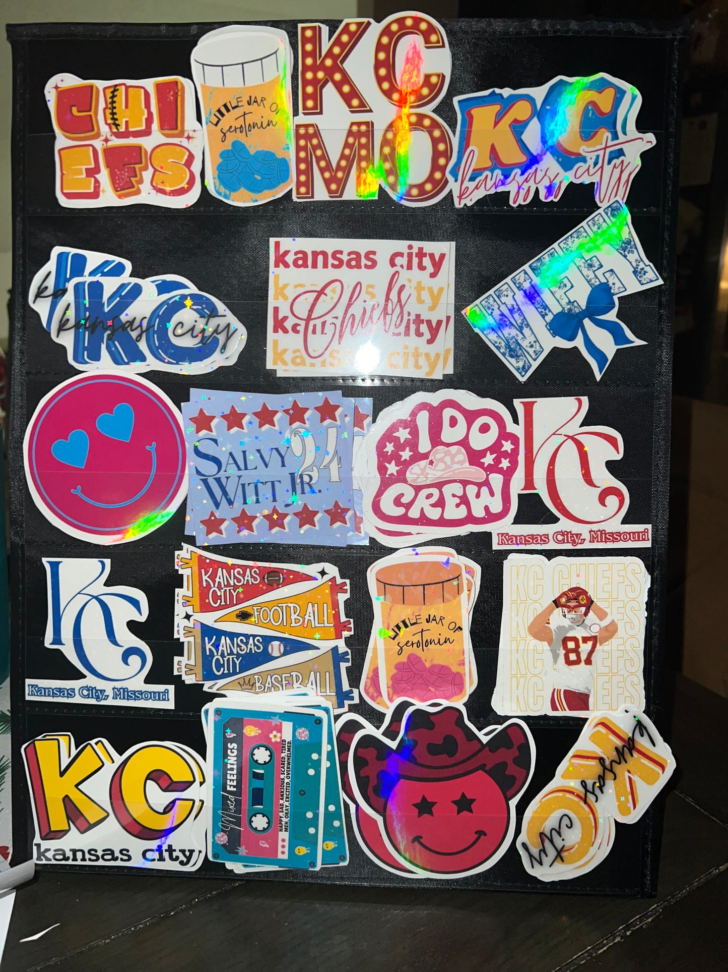 Holographic laminated, waterproof stickers