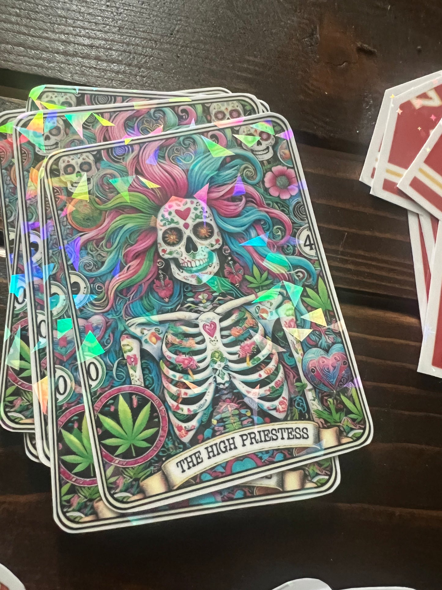 High preistis sticker skelly