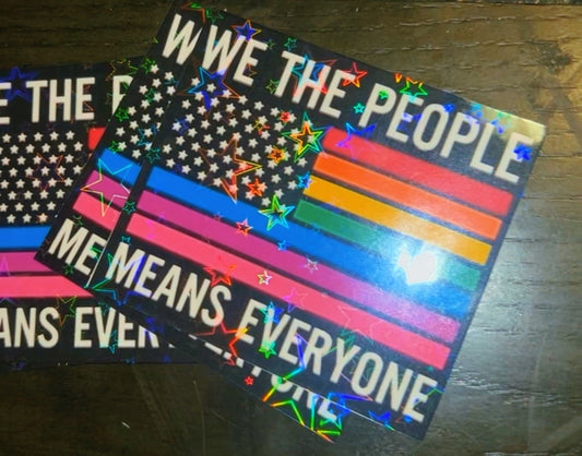 We the people sticker