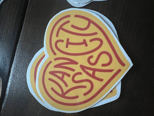 Ry KC heart sticker