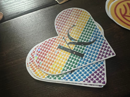 KC rainbow sticker