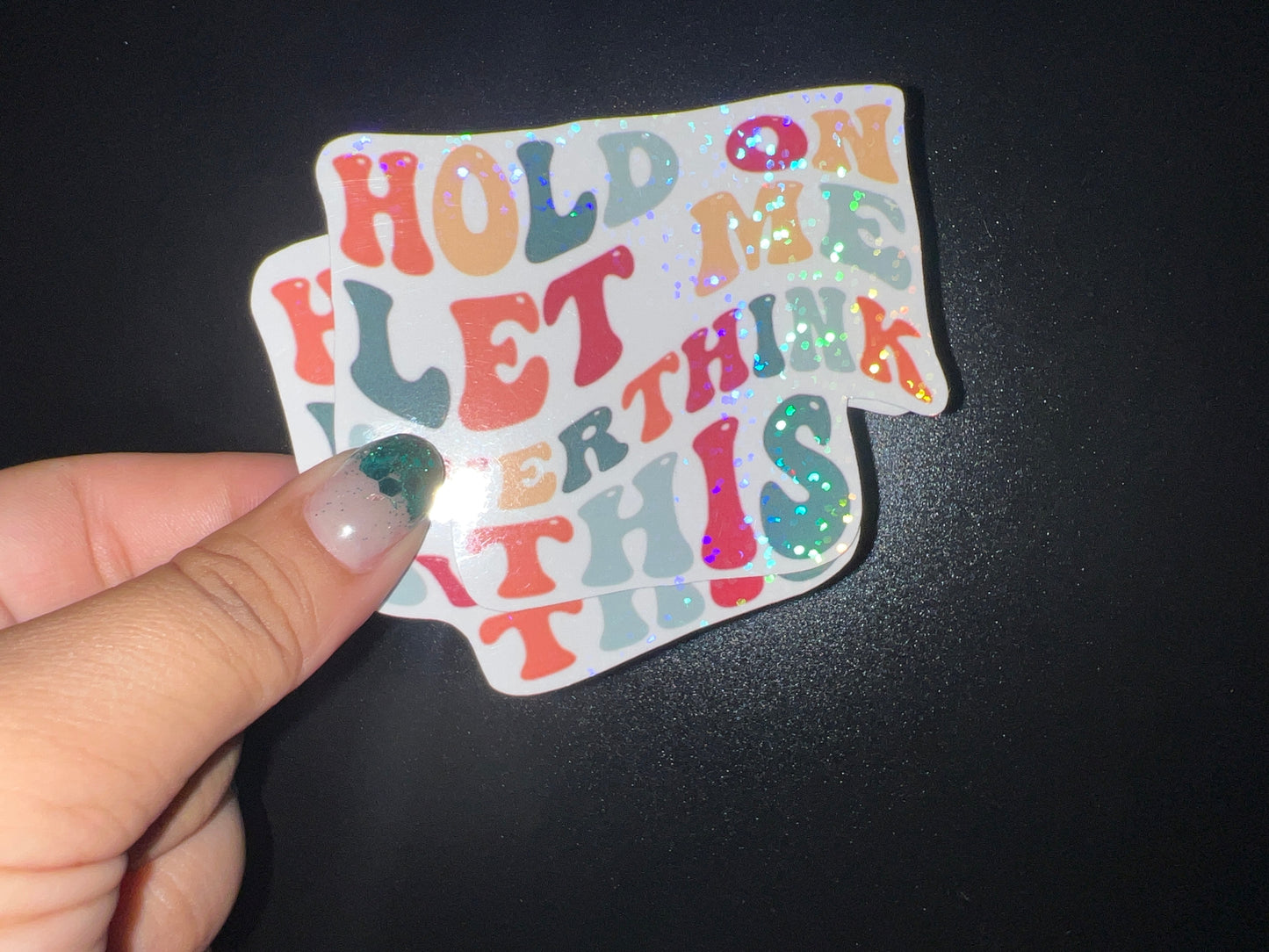 Overthink sticker