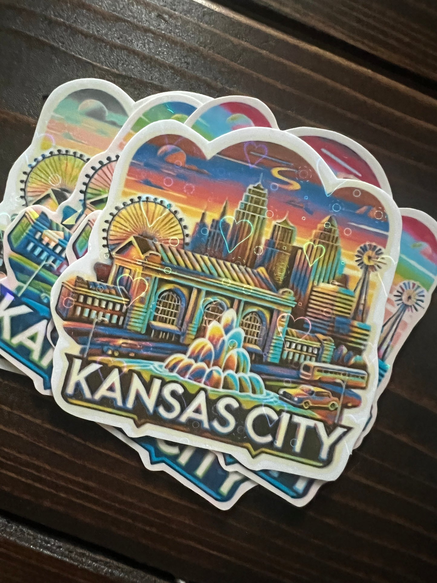KC colorful sticker