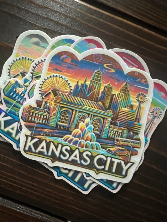 KC colorful sticker
