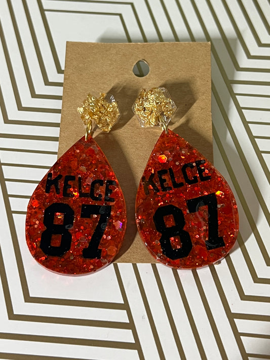 Kelce 87 earrings