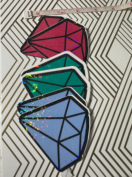 Diamond sticker