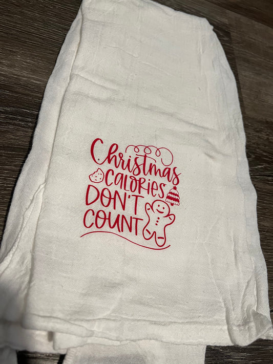 Christmas Calories Towel