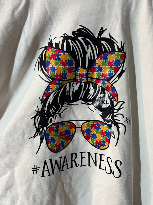 XL autism awareness sweatshirt