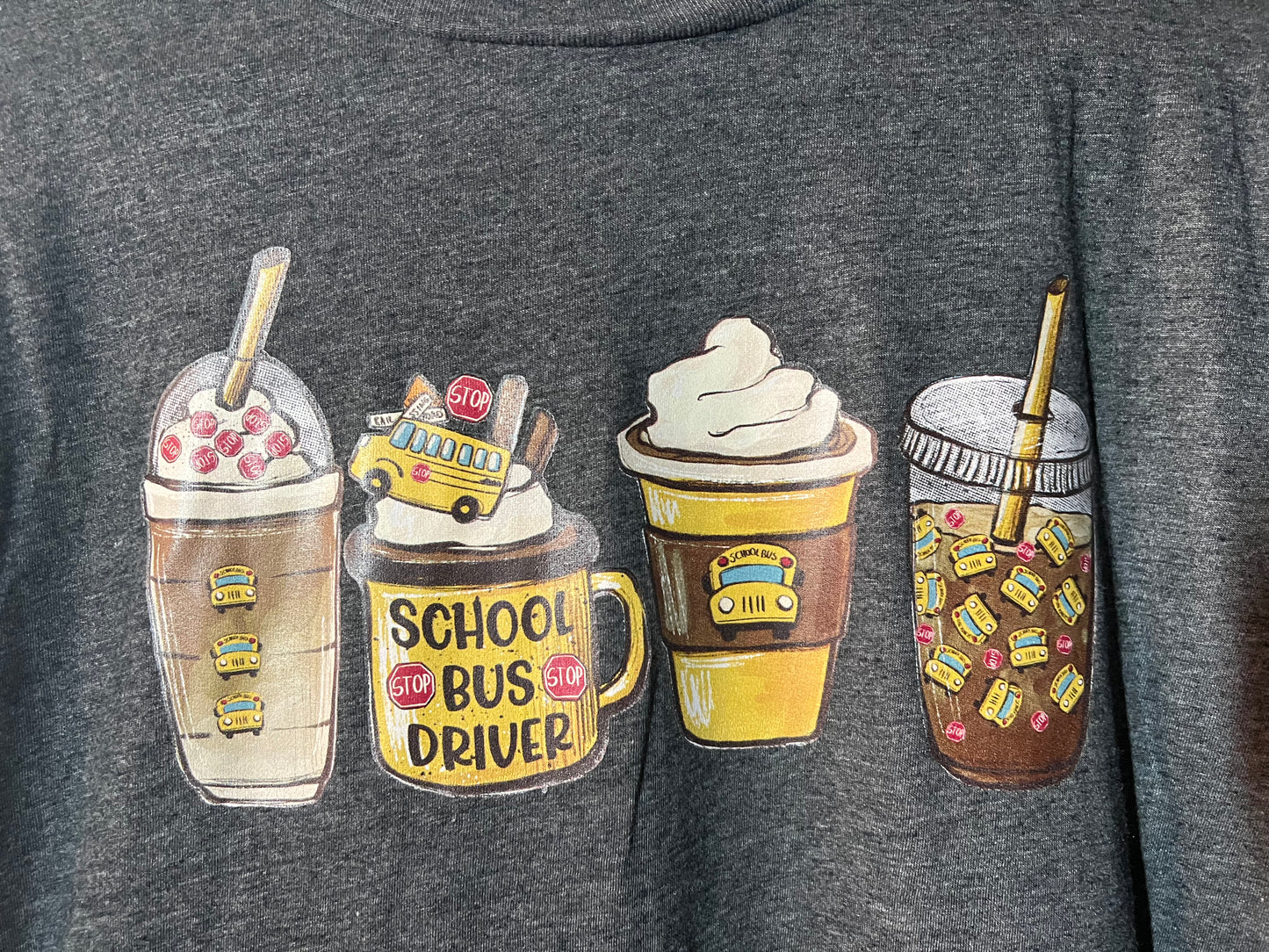 XL School bus tee