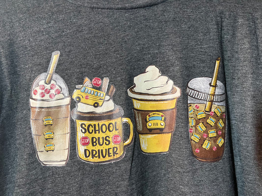 XL School bus tee