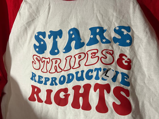 Reproductive rights 3/4 tee