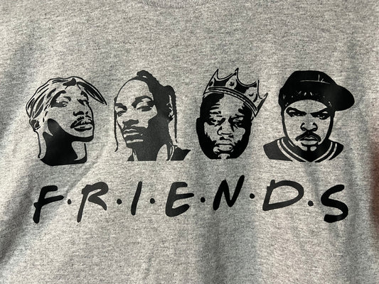 Medium FRIENDS rapper tee