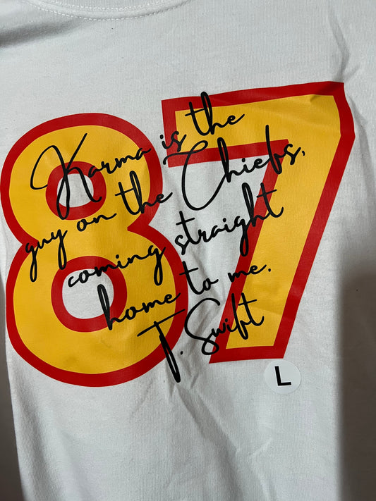 Large Karma is the guy tee