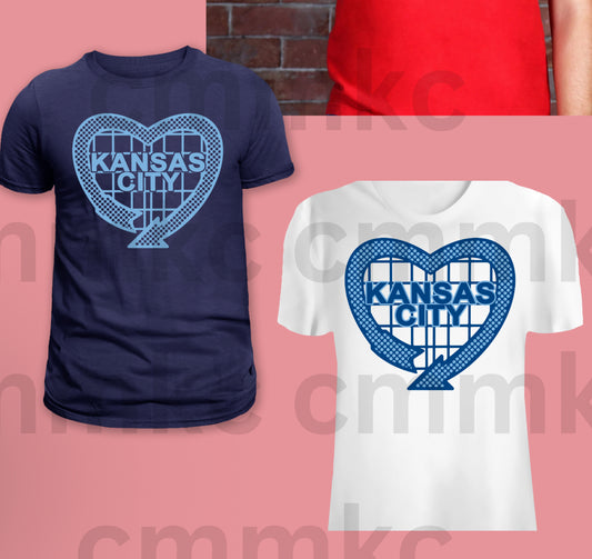 Blue KC print