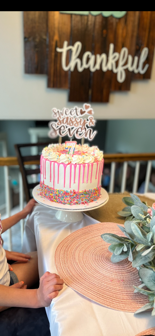 Cake + cupcake toppers